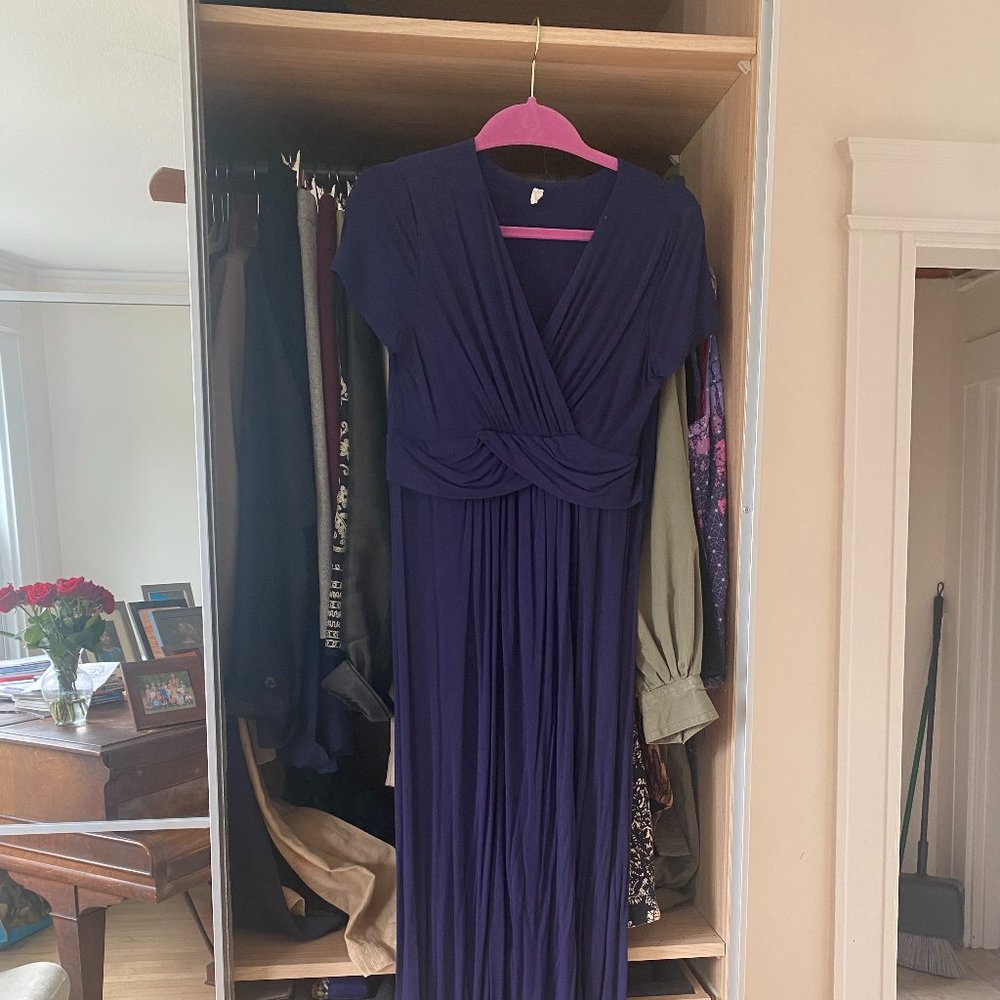 Pinkblush long maternity summer dress